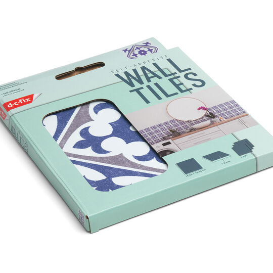 selbstklebende Wandfliesen Wall Tiles Nadia blue (6er Set) image number null